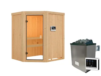 Sauna Systemsauna Faurin, inkl. 9 kW Ofen mit externer Steuerung Produktbild #13
