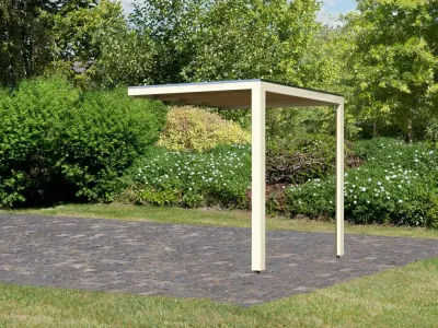 Anbaudach für Cuben + Hygge elfenbeinweiß Produktbild #1