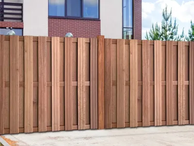 Sichtschutzzaun Keruing Premium Produktbild #3