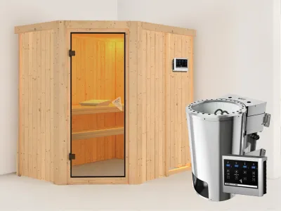 Sauna Systemsauna Saja inkl. Plug & Play Bio-Ofen externe Steuerung Produktbild #1