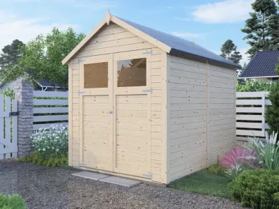 Gartenhaus Sylta 3 14 mm natur Produktbild #1