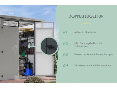 Metall-Gerätehaus "Østen 3,5" Produktbild #8