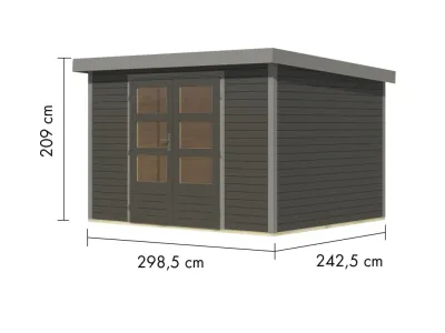 Gartenhaus Jupiter 5 19 mm Produktbild #7