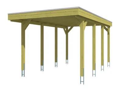 Einzelcarport Friesland Produktbild #2