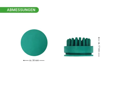 Bürsteneinsätze für Ringgummimatte-Schwerlast 23 mm Produktbild #4