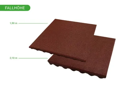 Fallschutzmatte 50x50 cm 25 mm stark Produktbild #6