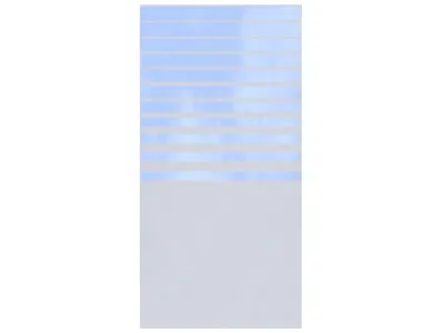 Sichtschutzzaun SYSTEM GLAS BETA Halbelement Rechteck Produktbild #1