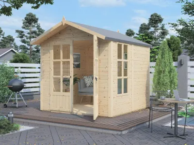 Gartenhaus Charlotte 19 mm natur Produktbild #2