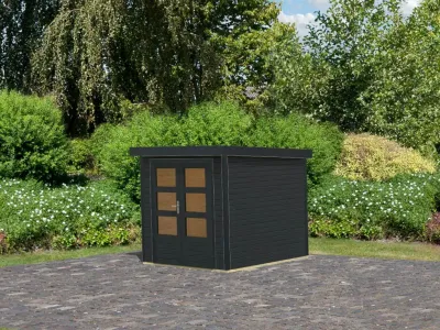 Hybrid-Gartenhaus Jupiter C anthrazit/anthrazit Produktbild #5