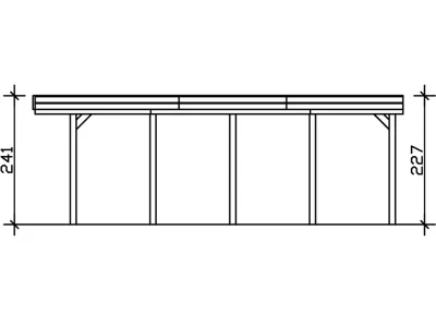 Einzelcarport Friesland Produktbild #4