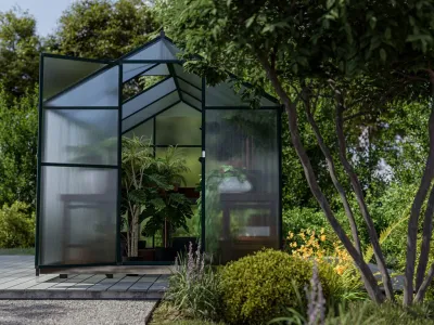 Gewächshaus Aluminium Garten Pflanzenhaus Alu Treibhaus Frühbeet mit Fundament Produktbild #6