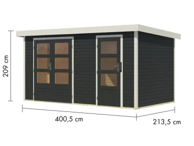 Gartenhaus Merkur 19 mm Produktbild #2