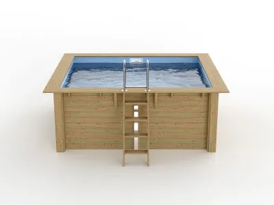 Abbildung zeigt Holzpool inkl. Skimmer (Optional erhältlich L7900445)
