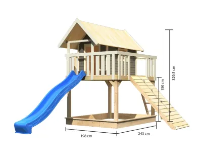 Stelzenhaus Fidel SET terragrau Produktbild #6