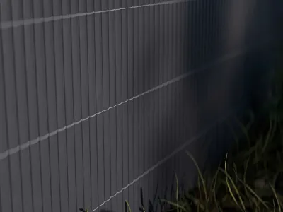 PVC-Sichtschutzzaun - Sichtschutzmatte anthrazit Produktbild #6