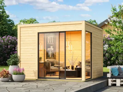 Gartenhaus Dice 1 38 mm naturbelassen Produktbild #1