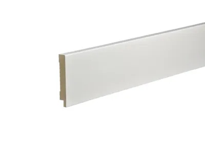 Sockelleiste Topline MDF lackiert uni weiß Produktbild #1