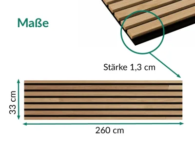 Akustikpaneele Acoustic Sense WOOD Eiche pure 4311 Produktbild #3
