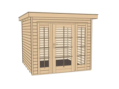 Gartenhaus 172 Gr. 2 21 mm naturbelassen Produktbild #3