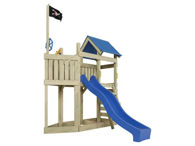 Spielturm Pirat Captain Snappy KDI inkl. Rutsche blau Produktbild #6