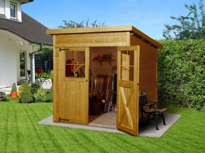 Gerätehaus 325 Gr. 1 19 mm lasiert Produktbild #1