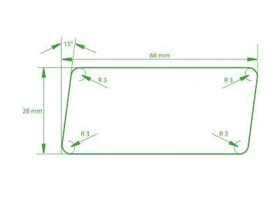 Fassadenverkleidung Rhombusleiste Sibirische Lärche Produktbild #11