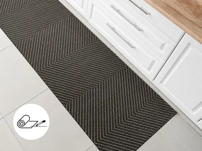 Outdoor-Teppich - Küchenläufer Grillmatte Bodenschutz Delux Herring Produktbild #4