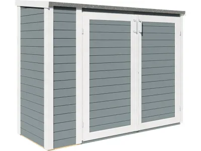 Geräteschrank Mülltonnenbox Multibox 3 14 mm hellgrau Produktbild #7