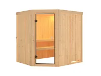 Sauna Bodo mit bronzierter Glastür Produktbild #2