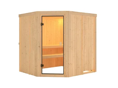 Sauna Bodo mit bronzierter Glastür Produktbild #5