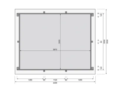 Massivholzpool Rechteck Pool 2 Sparset inkl. Poolterrasse Produktbild #3
