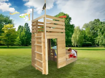 Spielturm Piratenschiff Hacker naturbelassen Produktbild #2