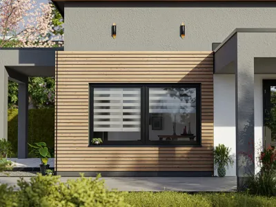 Fassadenverkleidung Rhombusleiste Sibirische Lärche Produktbild #3