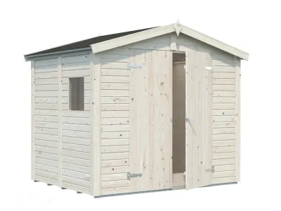 Gerätehaus Dan 4,6 m² 16 mm transparent tauchimprägniert Produktbild #2