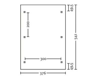 Einzelcarport Franken naturbelassen Produktbild #3