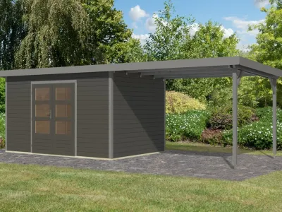 Gartenhaus Pluto 7 28 mm Produktbild #4