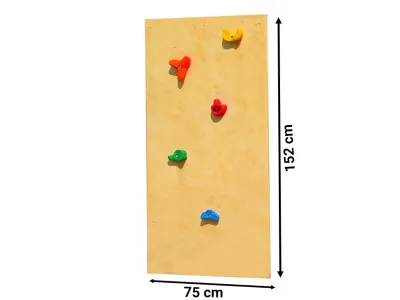 Spielhaus Zubehör Kletterwand Classic naturbelassen 5 Klettersteinen Produktbild #2