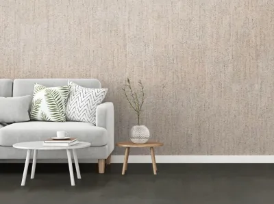 Kork Wandfliese DECODALLE Parallel white mit PARAWAX-Oberfläche Produktbild #1