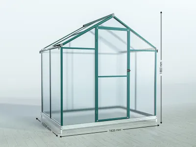 Gewächshaus Tomatenhaus Victoria Schwarz Hohlkammerplatte 4 mm Produktbild #9