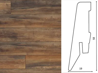 Sockelleiste Harbour Oak D3570 Dekor Ktex 1 Produktbild #1