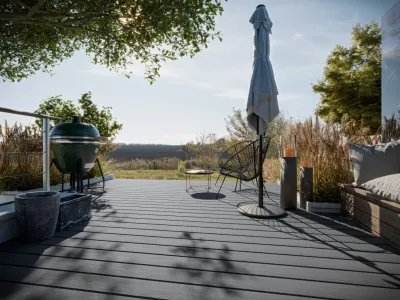 Terrassendielen WPC Premium grau Produktbild #3