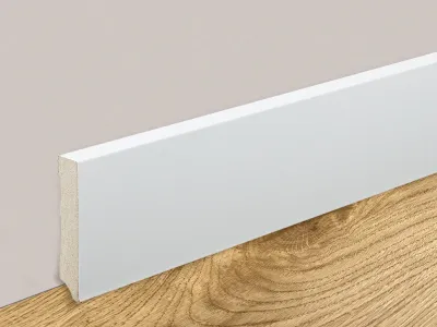 Sockelleiste Uni weiß glänzend DF 324 Dekor Profil 17 Produktbild #2