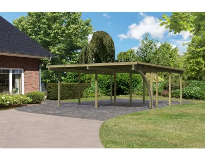 Carport Doppelcarport 2 ECO inkl. 1 Einfahrtsbogen Produktbild #2