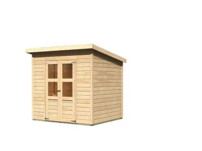 Gerätehaus Merseburg 5 ECO 14 mm naturbelassen Produktbild #4