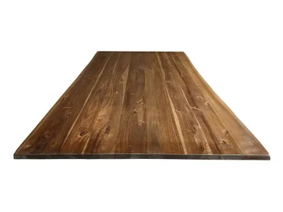 Tischplatte mit Waldkante aus Akazie Produktbild #4