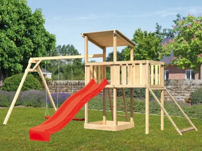 Spielturm Anna naturbelassen mit Varianten Produktbild #1