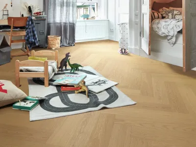 Parkett PS 500 Eiche harmonisch pure 9013 Fischgrät Gebürstet Produktbild #2