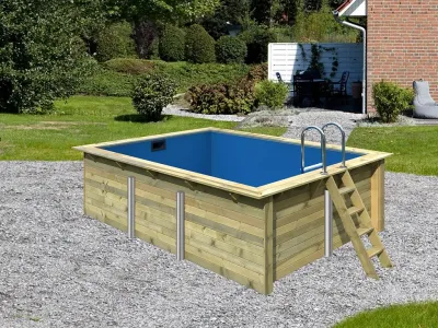 Abbildung zeigt Holzpool inkl. Skimmer (Optional erhältlich L7900445)