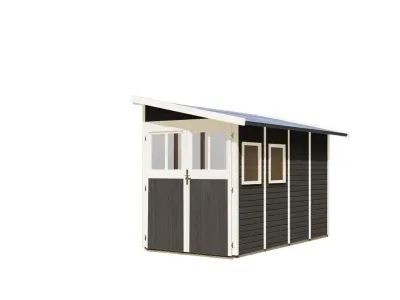 Gerätehaus Ahnlehnhaus Wandlitz 4 19 mm terragrau Produktbild #3