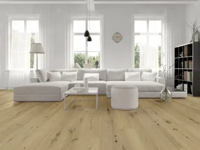 Parkett Eiche Rohholzoptik markant geölt Landhausdiele gebürstet Produktbild #8